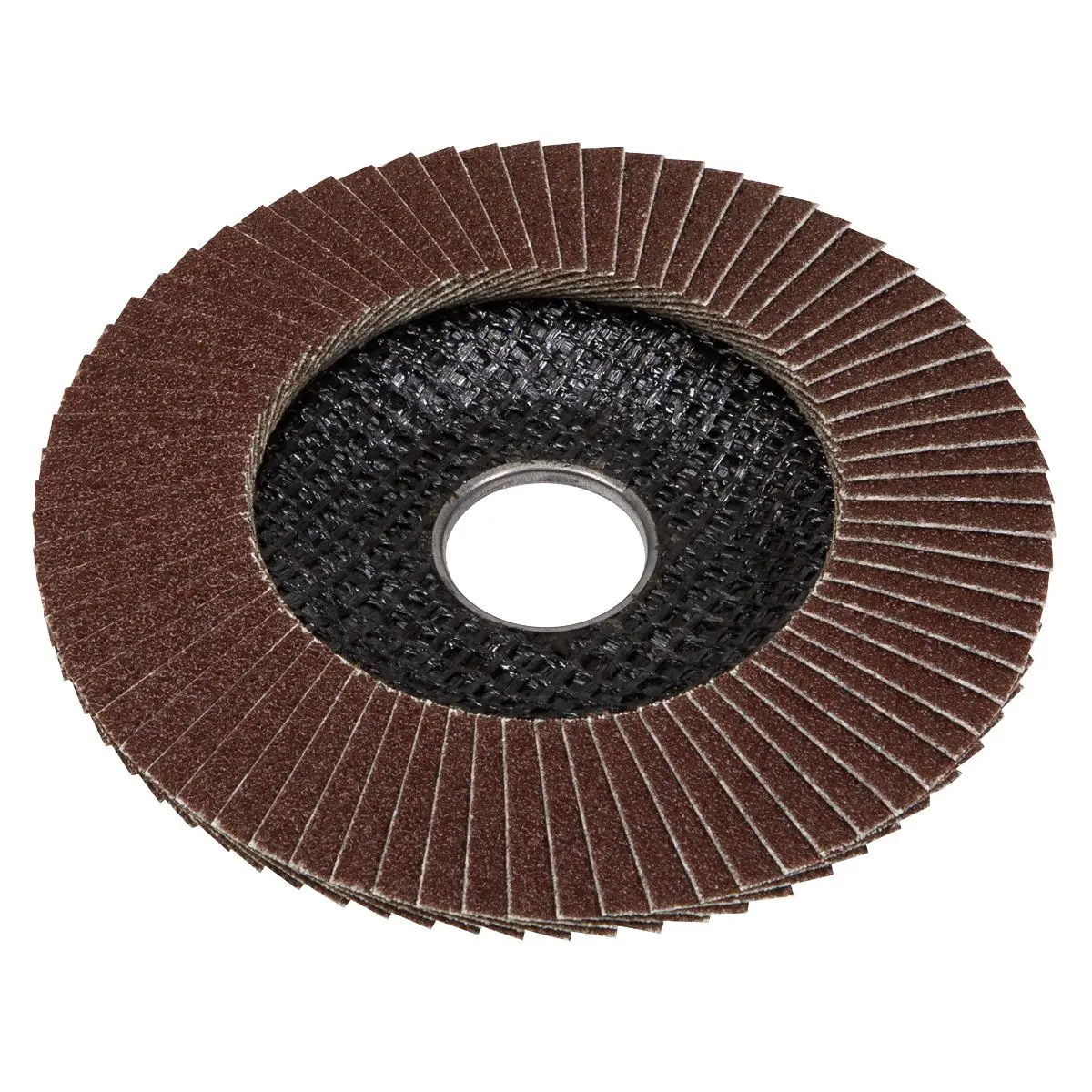 Sealey 80Grit Flap Discs Aluminium Oxide Ø115mm Ø22mm Bore - Pack of 10 - Image 4