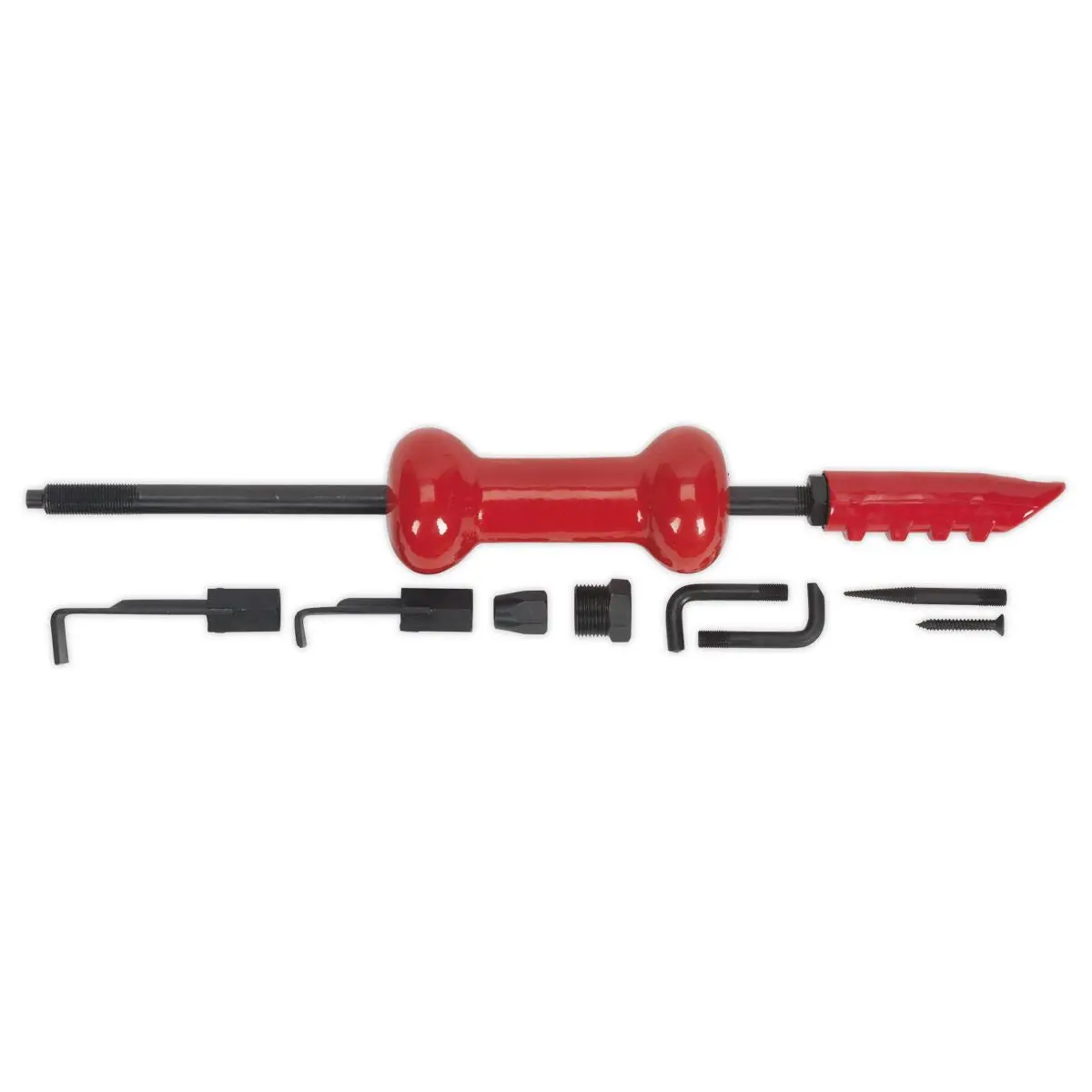 Sealey 9 Piece 2.1kg Slide Hammer Kit Body Dent Remover Car Van Body Puller - Image 8