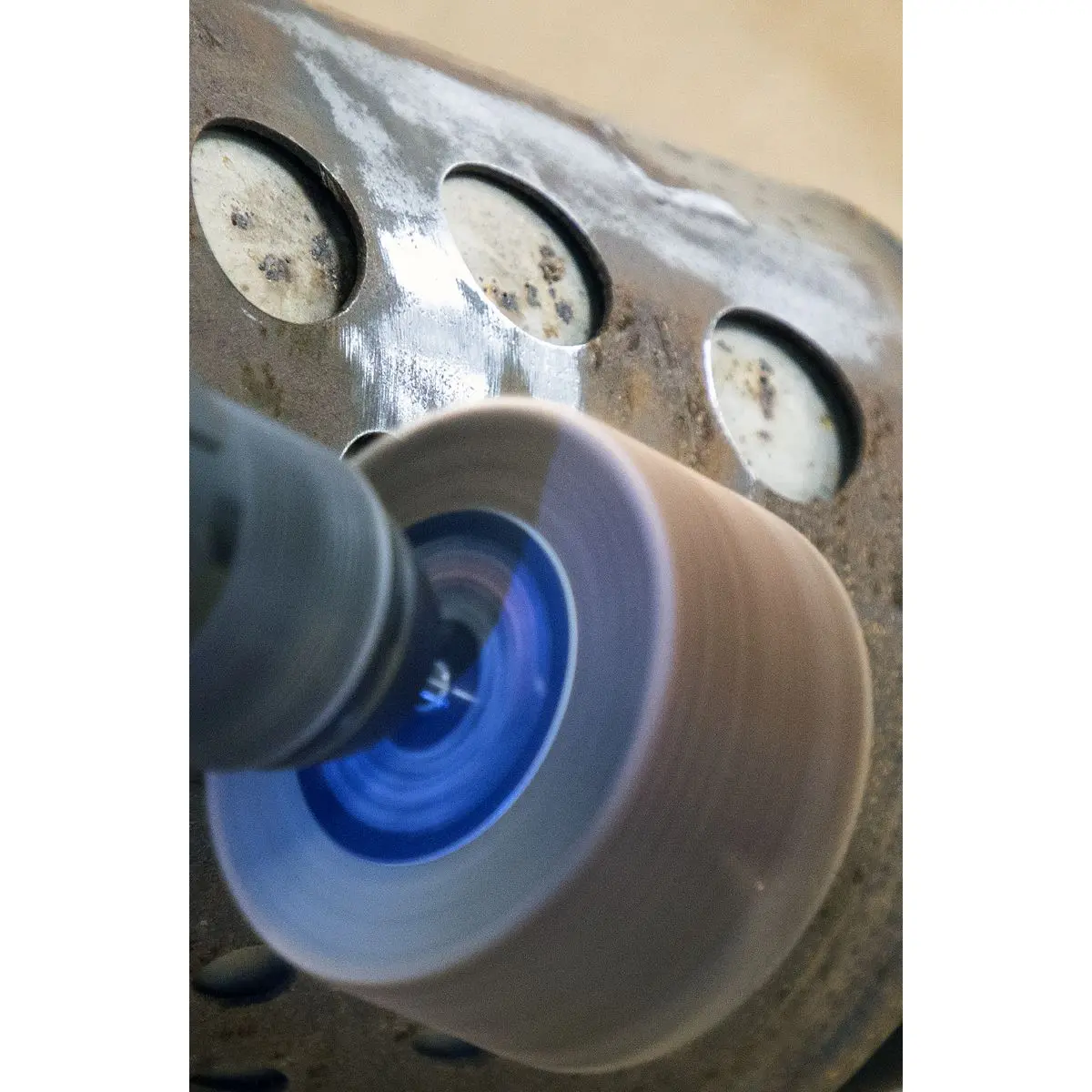 Sealey Abrasive Flap Wheel Ø80 x 40mm 60Grit Ø6mm Shaft - Pack of 5 - Image 5