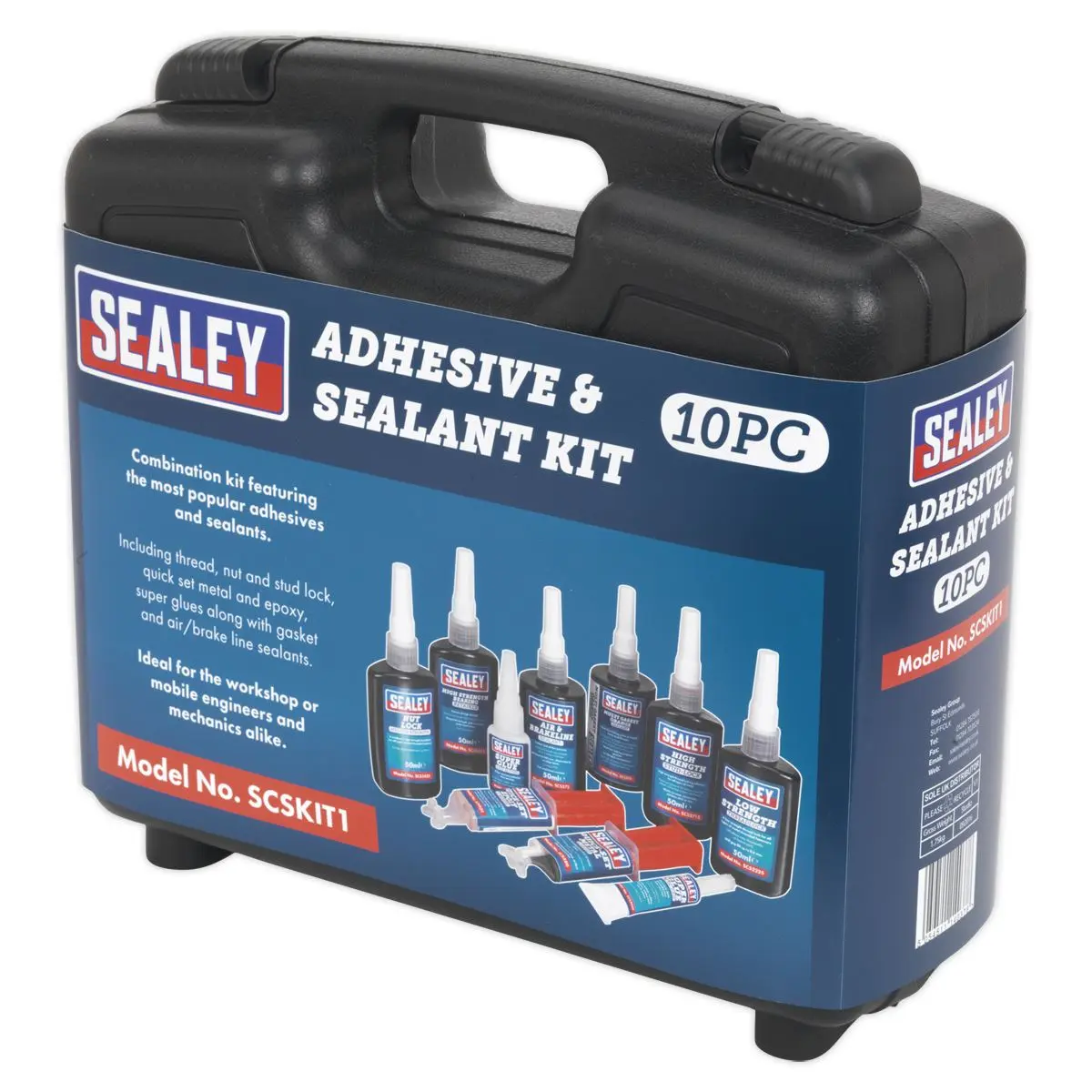 Sealey Adhesive & Sealant Kit 10pc - Image 6