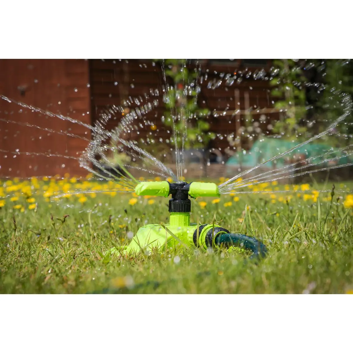 Sealey Adjustable Rotating Garden Sprinkler 3-Arm - Image 2