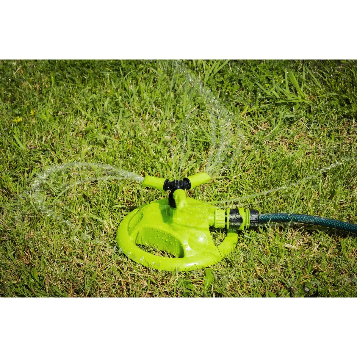 Sealey Adjustable Rotating Garden Sprinkler 3-Arm - Image 3