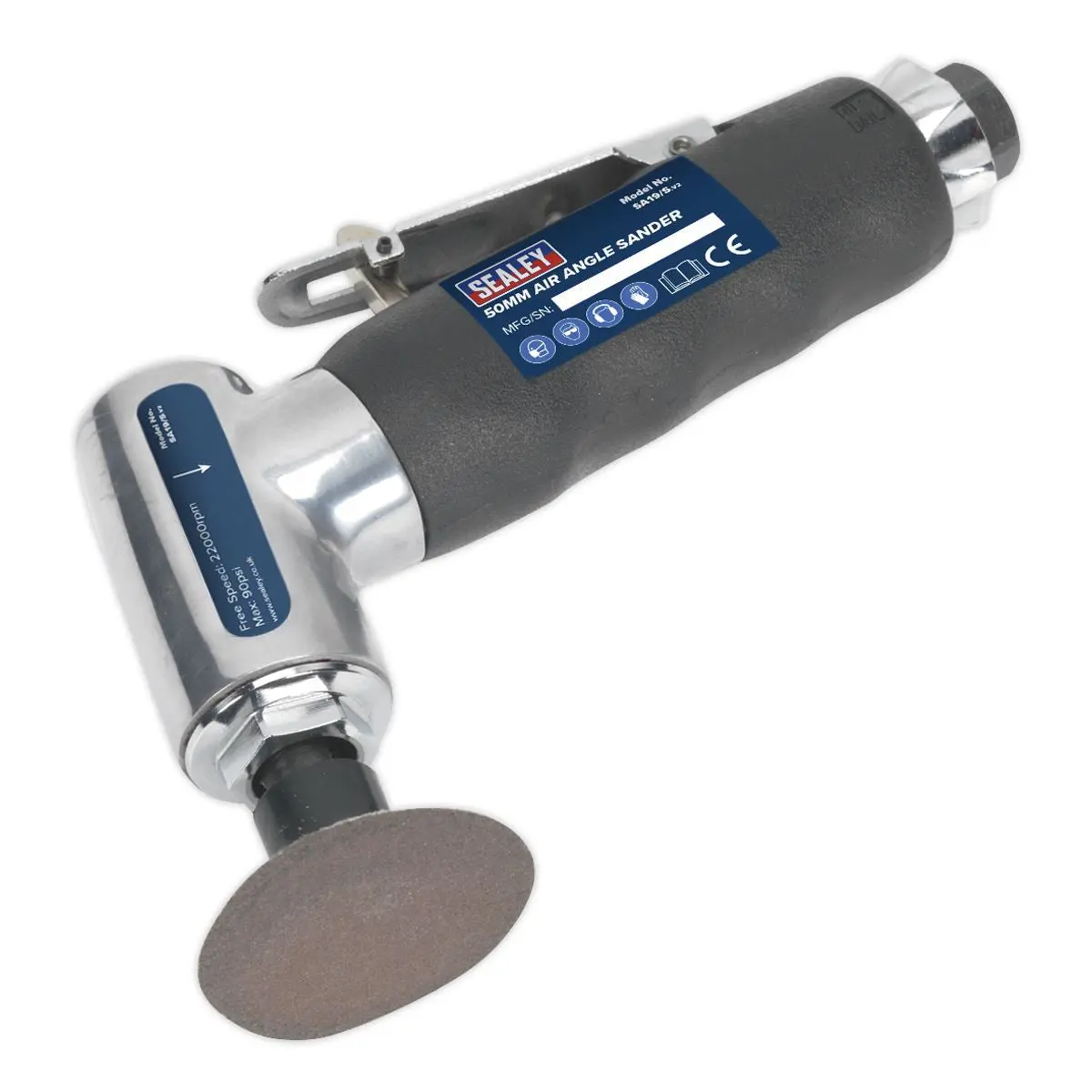 Sealey Air Angle Sander Ø50mm - Image 2