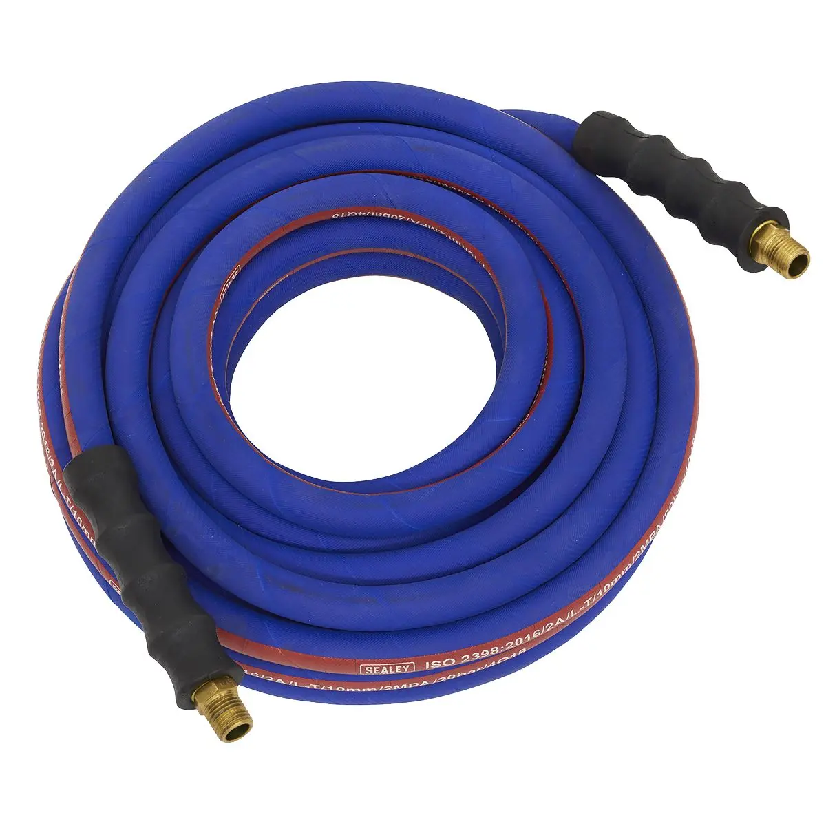 Sealey Air Hose 10m x Ø13mm with 1/2"BSP Unions Extra-Heavy-Duty