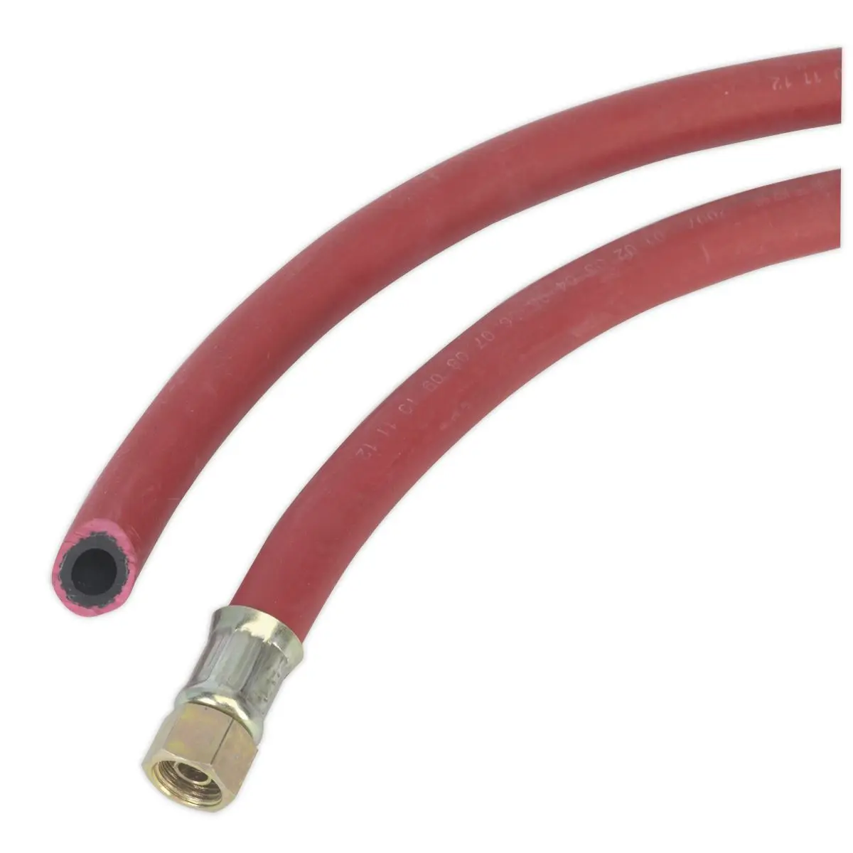 Sealey Air Hose 5m x Ø8mm with 1/4"BSP Unions - Image 2