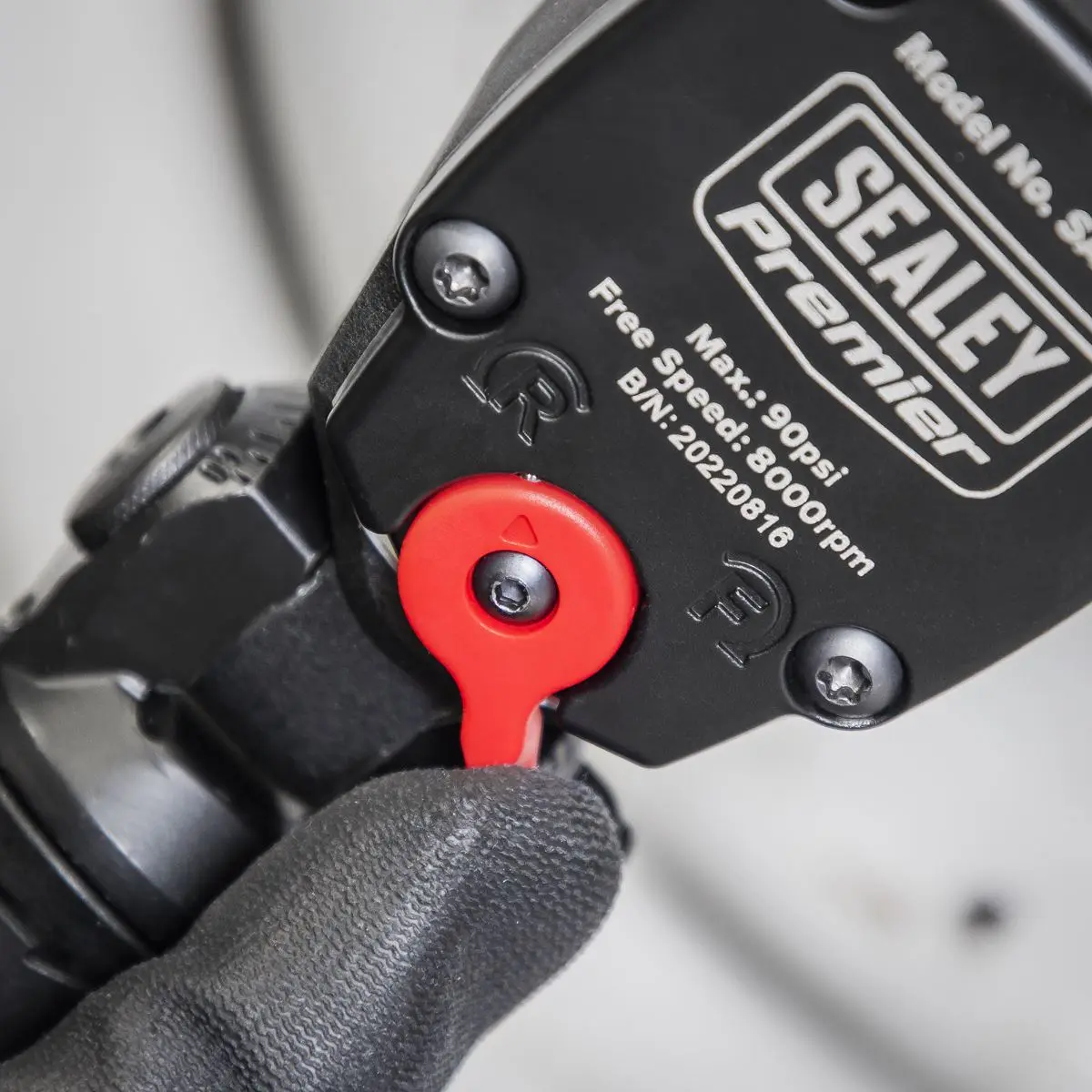 Sealey Premier Air Impact Wrench 1/2"Sq Drive Super Stubby - Twin Hammer - Image 7