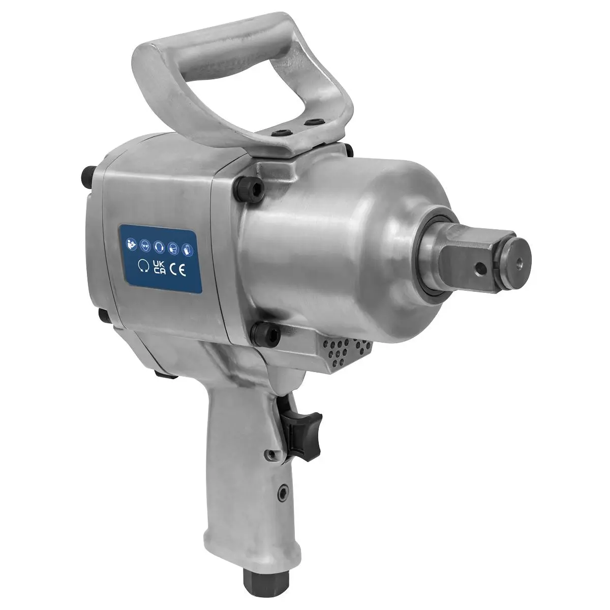 Sealey Air Impact Wrench 1"Sq Drive Pistol Type - Twin Hammer - Image 8