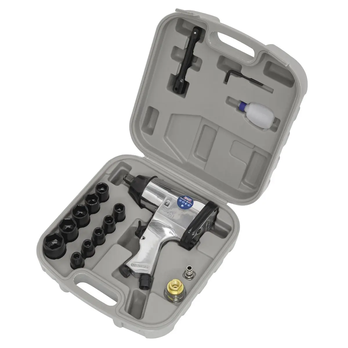 Sealey Air Impact Wrench Kit with Sockets 1/2"Sq Drive - Image 5