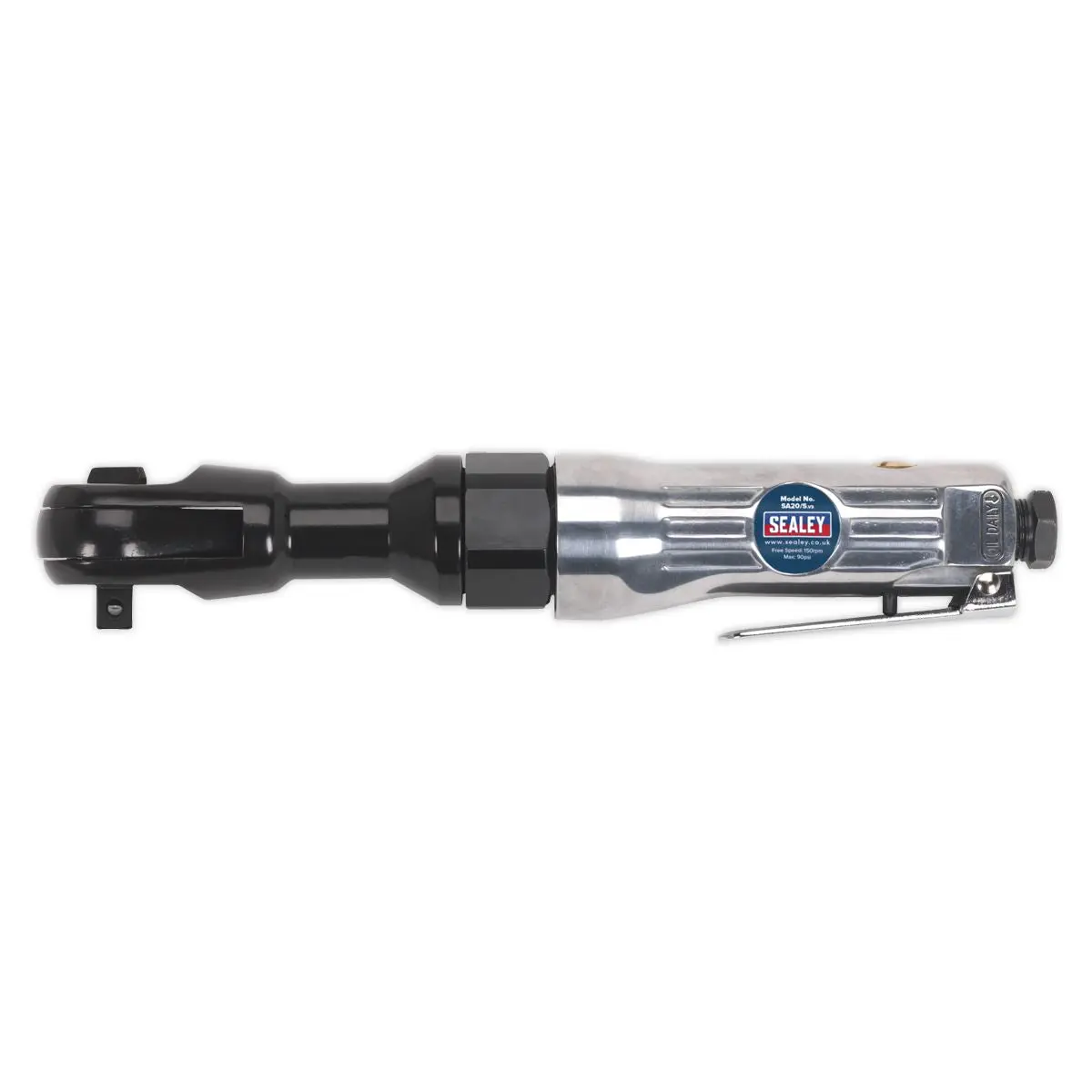 Sealey Air Ratchet Wrench 3/8"Sq Drive - Image 3