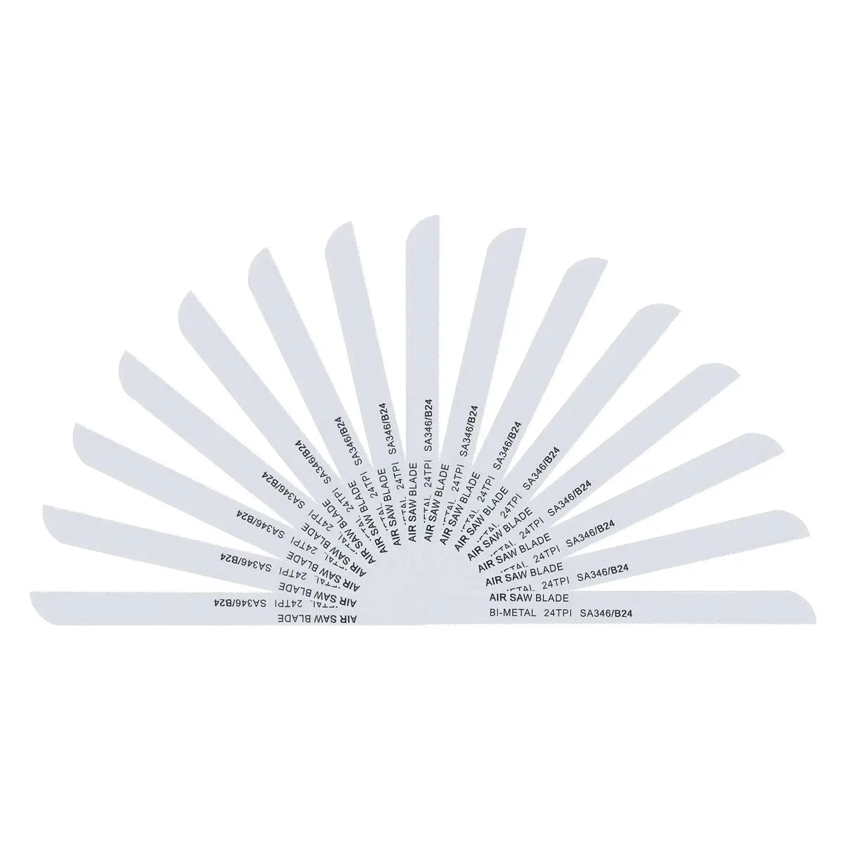 Sealey 141mm Air Saw Blade 24tpi - Pack of 15