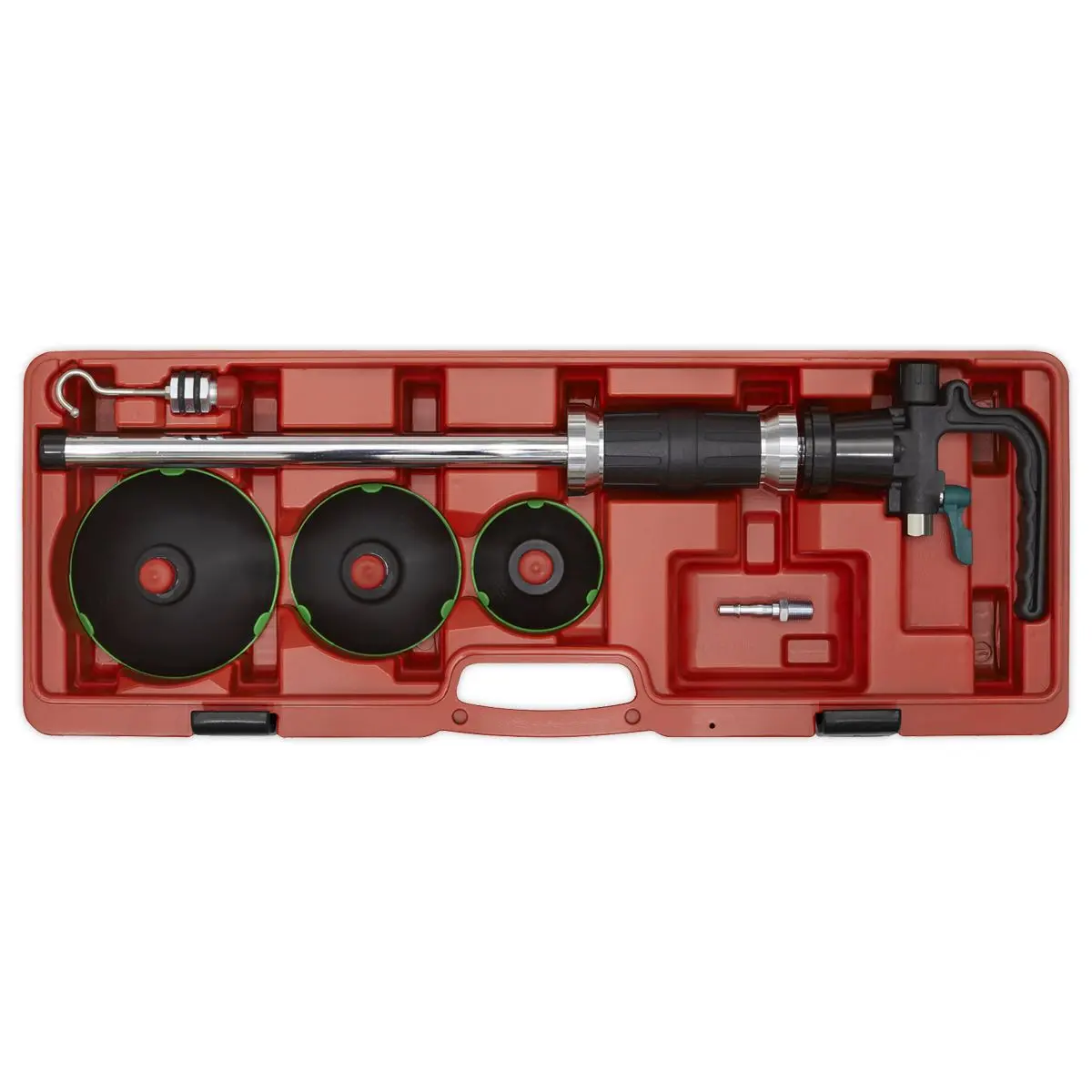 Sealey Air Suction Dent Puller Panel Reshaping 75mm 100mm 125mm Suction Pads - Image 3
