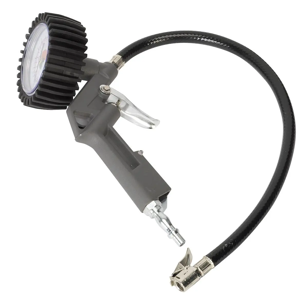 Sealey Air Tyre Inflator With Dial Gauge 1/4" BSP 0-175 PSI Quick Couplers - Image 5