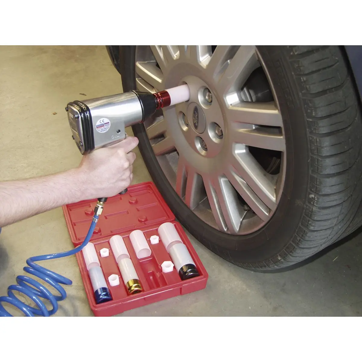 Sealey Alloy Wheel Impact Socket Set 4pc 1/2"Sq Drive - Image 4