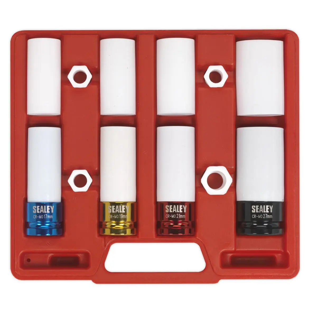 Sealey Alloy Wheel Impact Socket Set 4pc 1/2"Sq Drive - Image 7