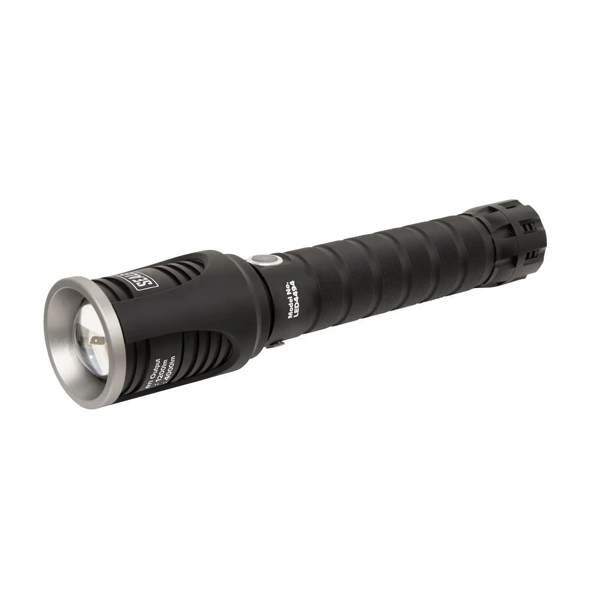 Sealey Rechargeable Aluminium Torch with Adjustable Focus 60W COB LED - Image 6