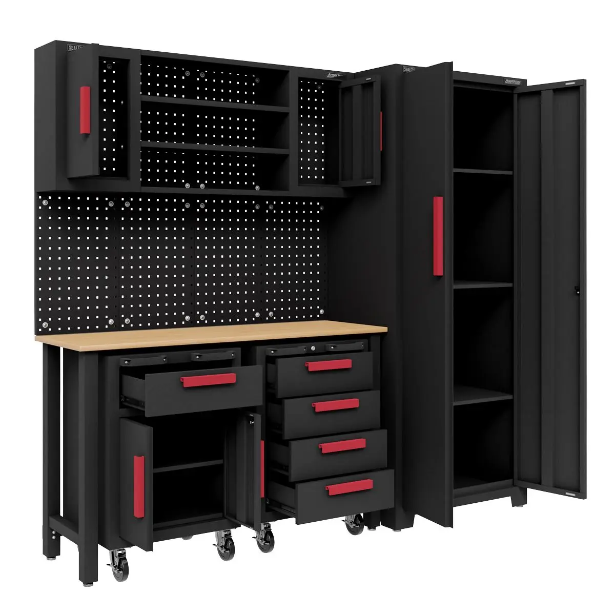 Sealey American Pro Complete Garage Storage System with Mobile Trolley x 2 - Image 12