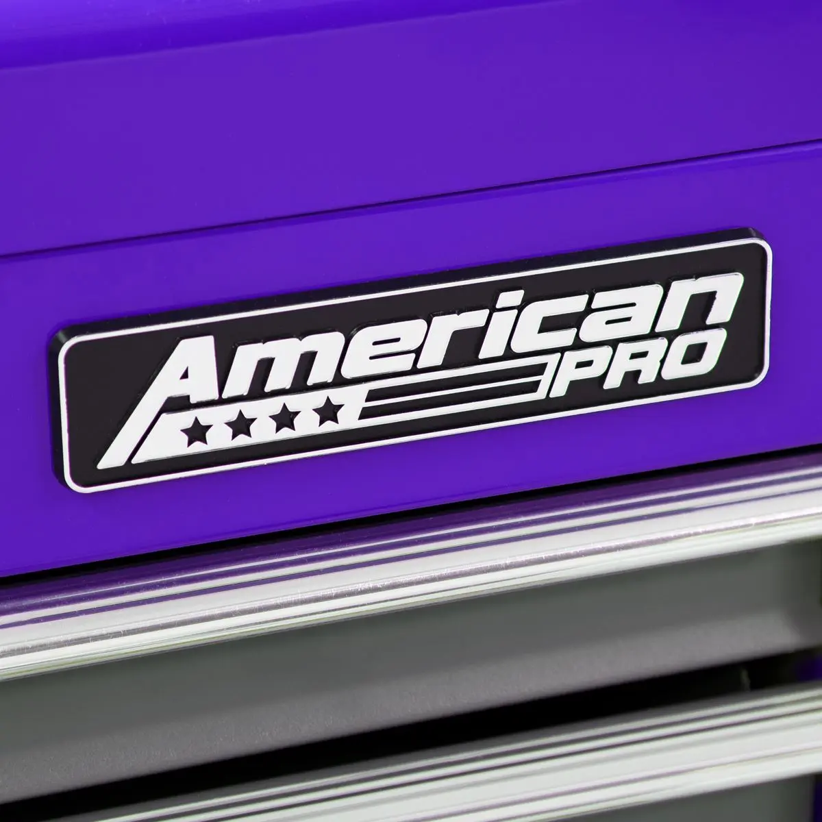 Sealey American Pro Mid-Box Tool Chest 3 Drawer with Ball-Bearing Slides - Purple/Grey - Image 2