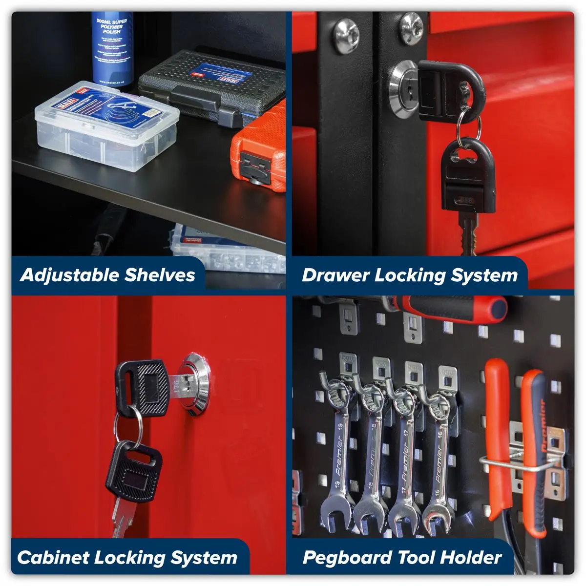 Sealey American Pro American PRO® 2.6m Storage System - Image 17