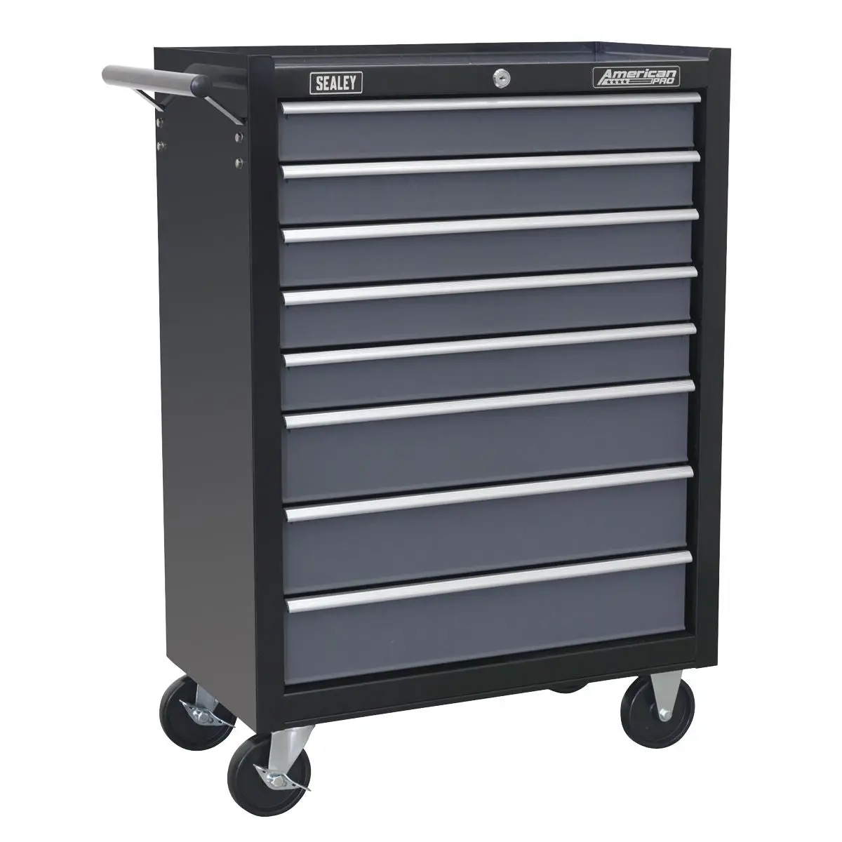 Sealey American Pro Tool Chest Combination 16 Drawer with Ball-Bearing Slides - Black/Grey - Image 4