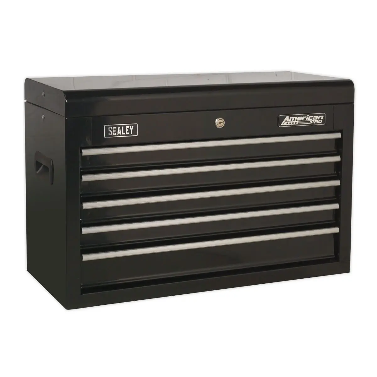 Sealey American Pro Topchest 5 Drawer with Ball-Bearing Slides - Black - Image 10