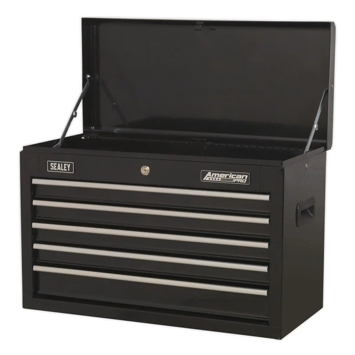 Sealey American Pro Topchest 5 Drawer with Ball-Bearing Slides - Black - Image 9
