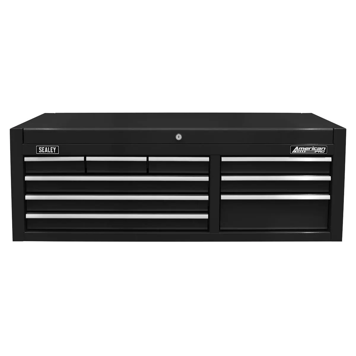 Sealey American Pro Topchest 9 Drawer with Ball Bearing Slides - Black - Image 2