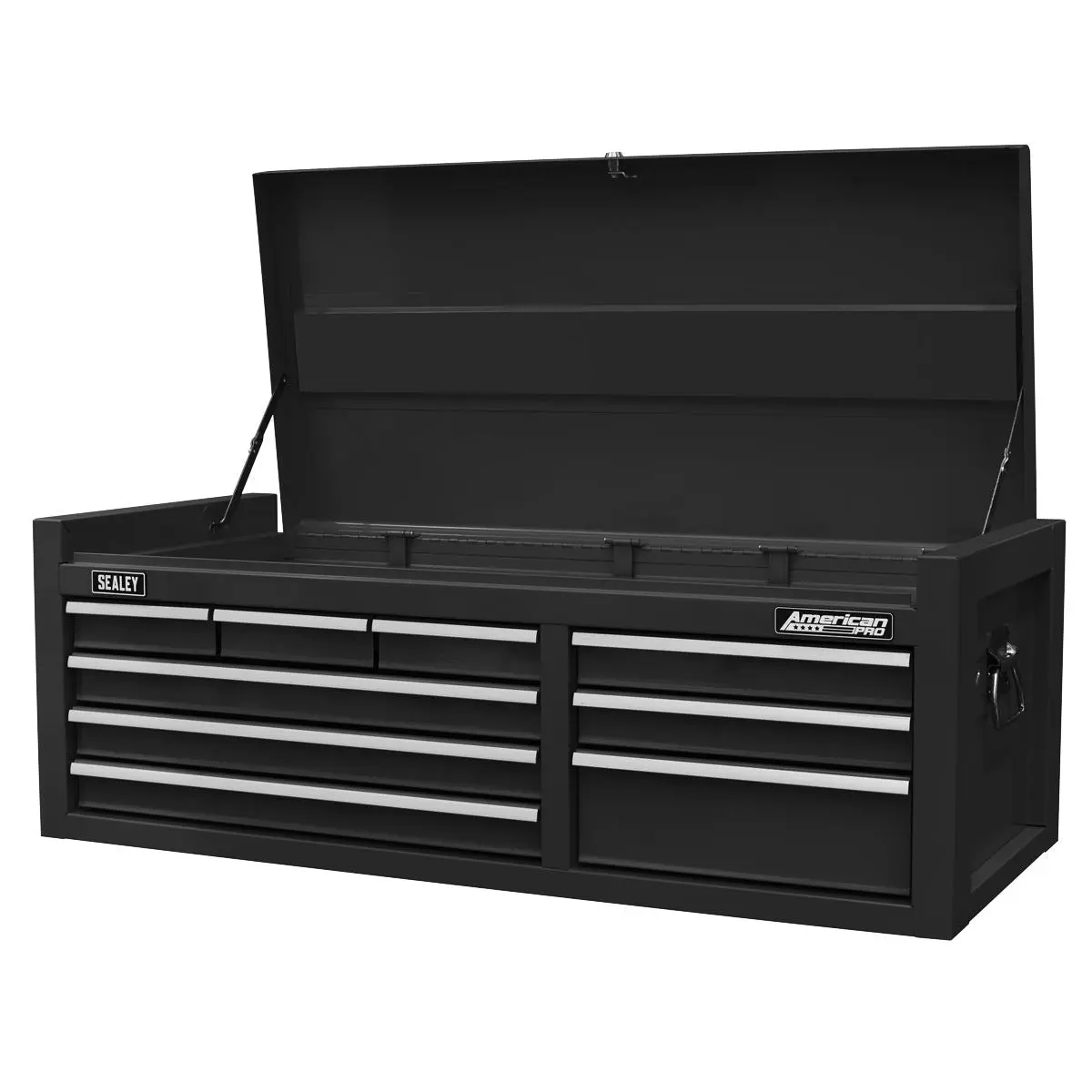 Sealey American Pro Topchest 9 Drawer with Ball Bearing Slides - Black - Image 5