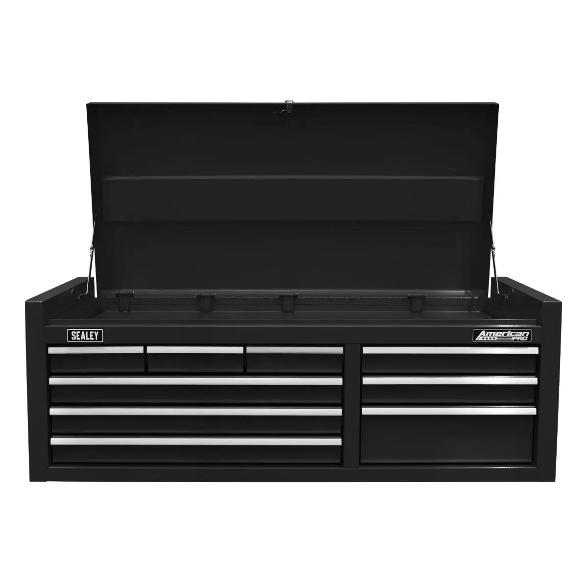 Sealey American Pro Topchest 9 Drawer with Ball Bearing Slides - Black - Image 6