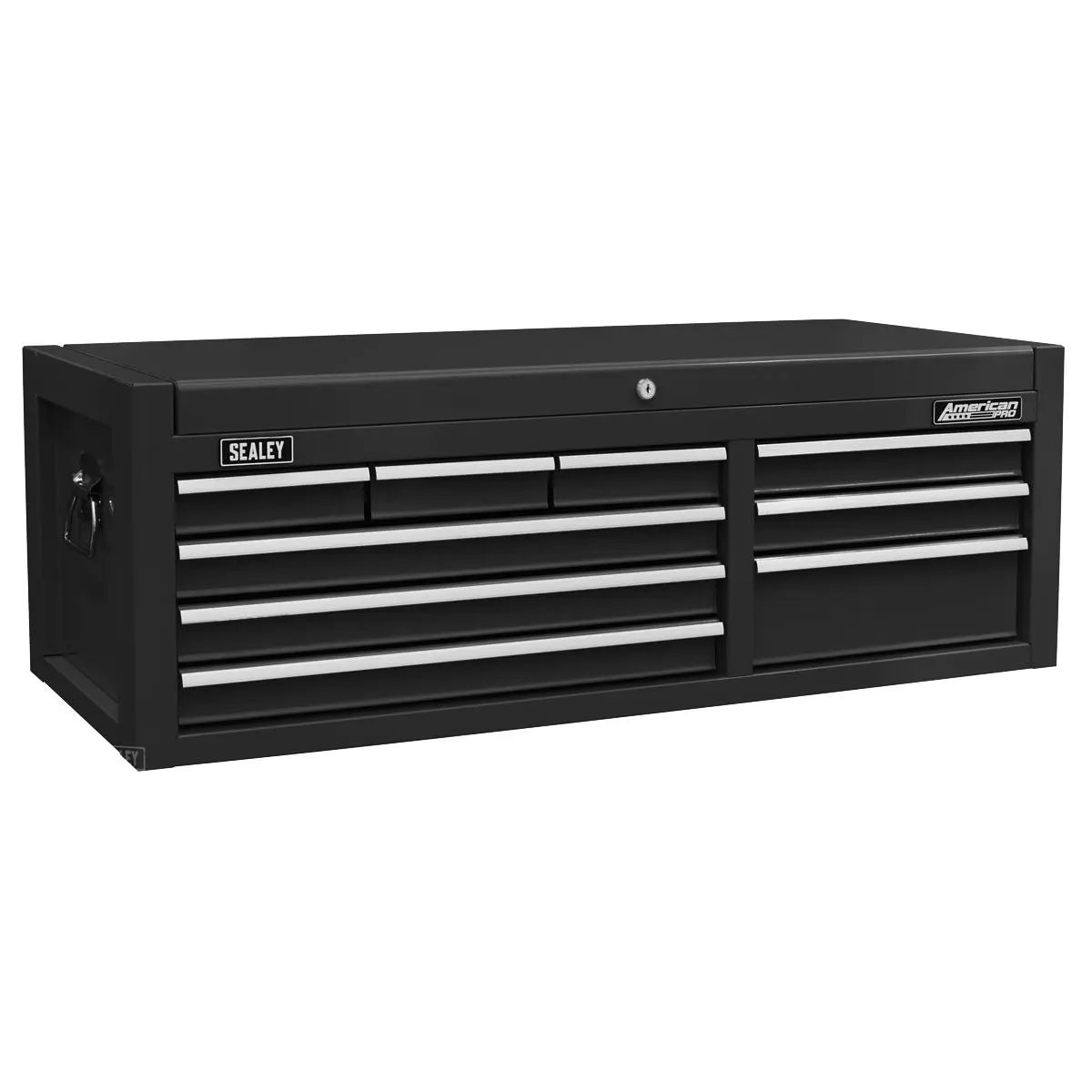 Sealey American Pro Topchest 9 Drawer with Ball Bearing Slides - Black - Image 7
