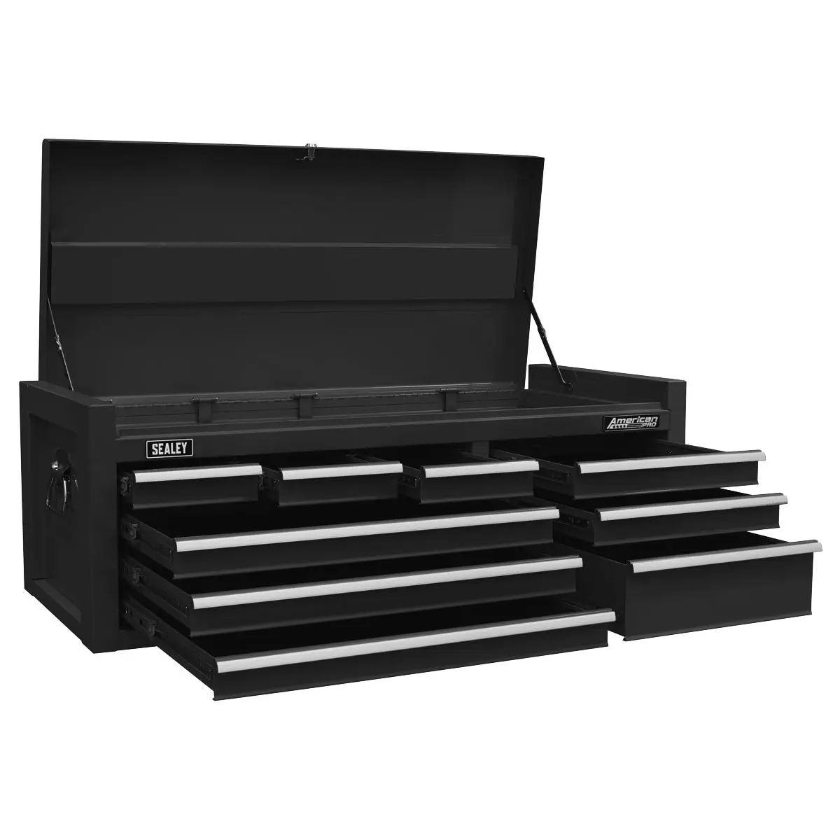Sealey American Pro Topchest 9 Drawer with Ball Bearing Slides - Black - Image 9