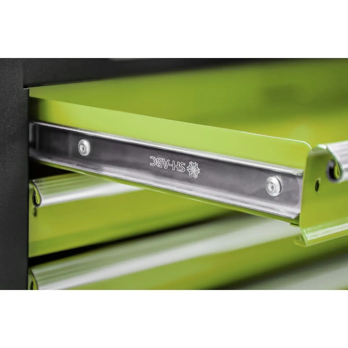 Sealey American Pro Topchest & Rollcab Combination 6 Drawer with Ball-Bearing Slides - Green - Image 9