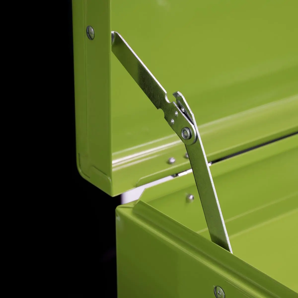 Sealey American Pro Topchest & Rollcab Combination 6 Drawer with Ball-Bearing Slides - Green/Grey - Image 10