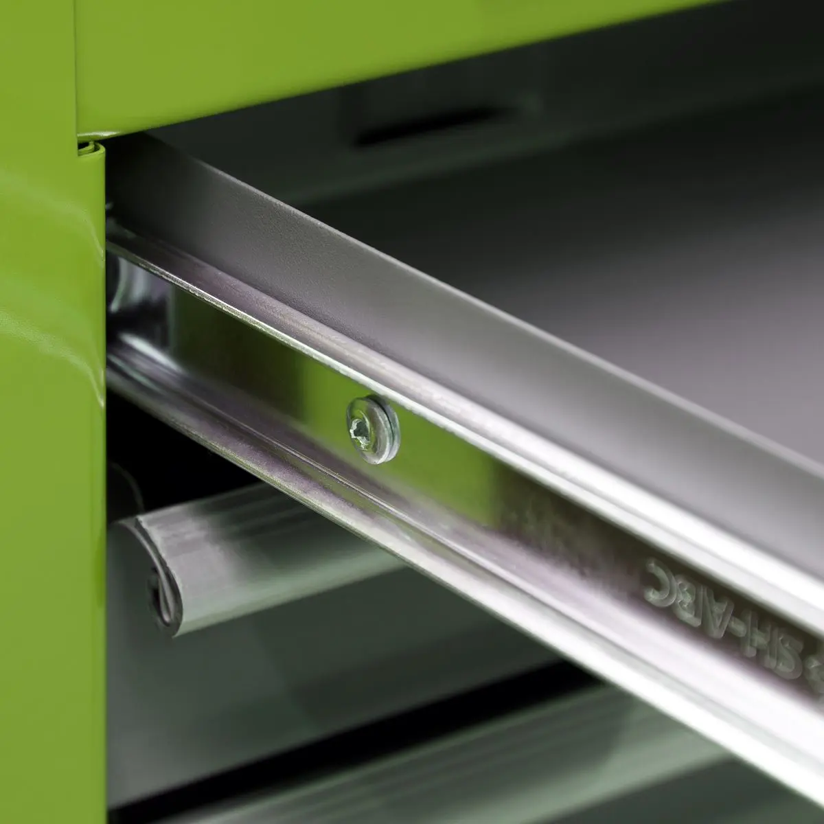 Sealey American Pro Topchest & Rollcab Combination 6 Drawer with Ball-Bearing Slides - Green/Grey - Image 7