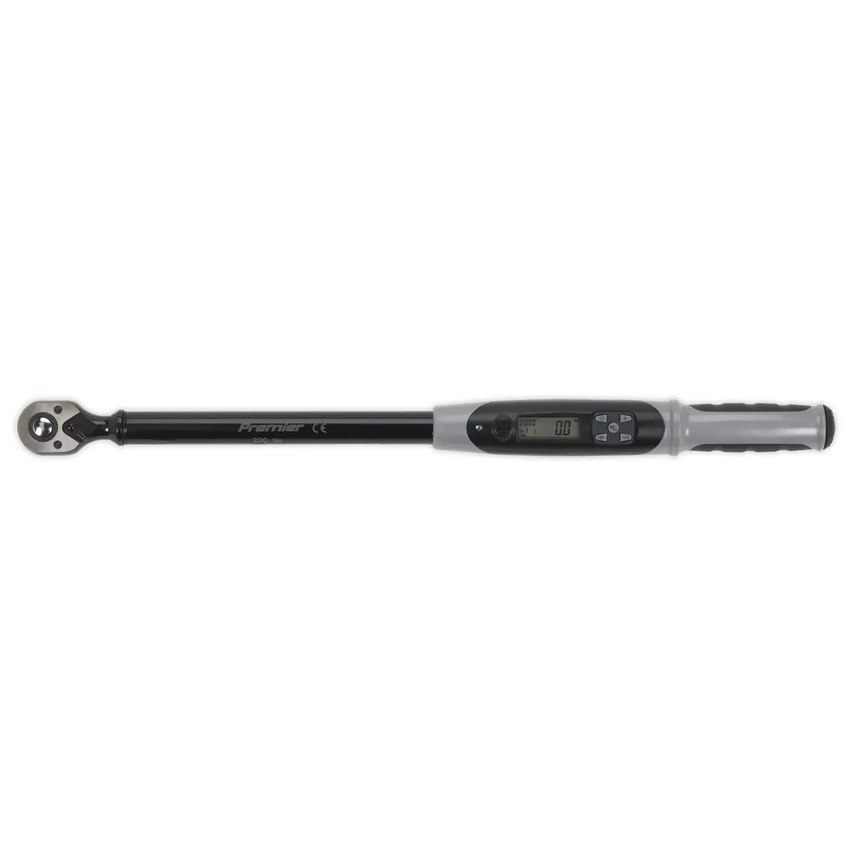 Sealey Angle Torque Wrench Digital 1/2" Drive 20-200Nm (14.7-147.5lb.ft) Black Series - Image 3