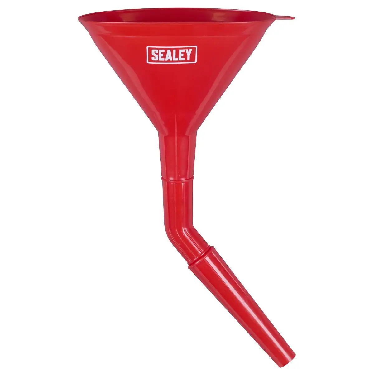Sealey Angled Spout Oval Funnel with Filter 200mm - Medium - Image 5