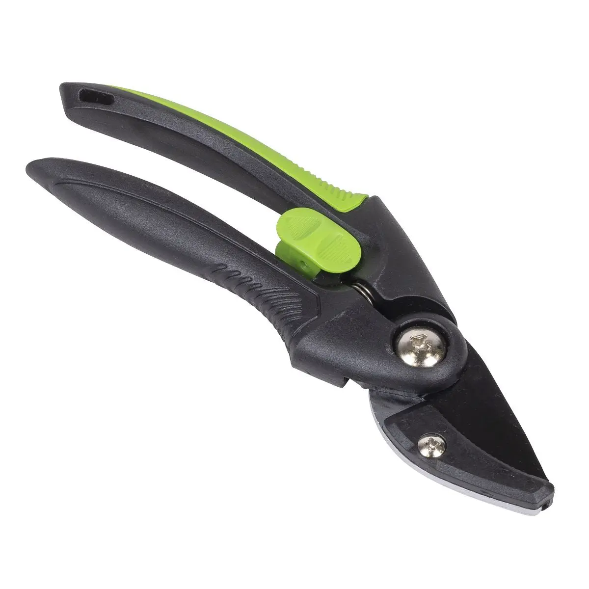 Sealey Anvil Secateurs with Soft Grip Handle, Safety Lock & Carbon Steel Blade, 208mm - Image 2