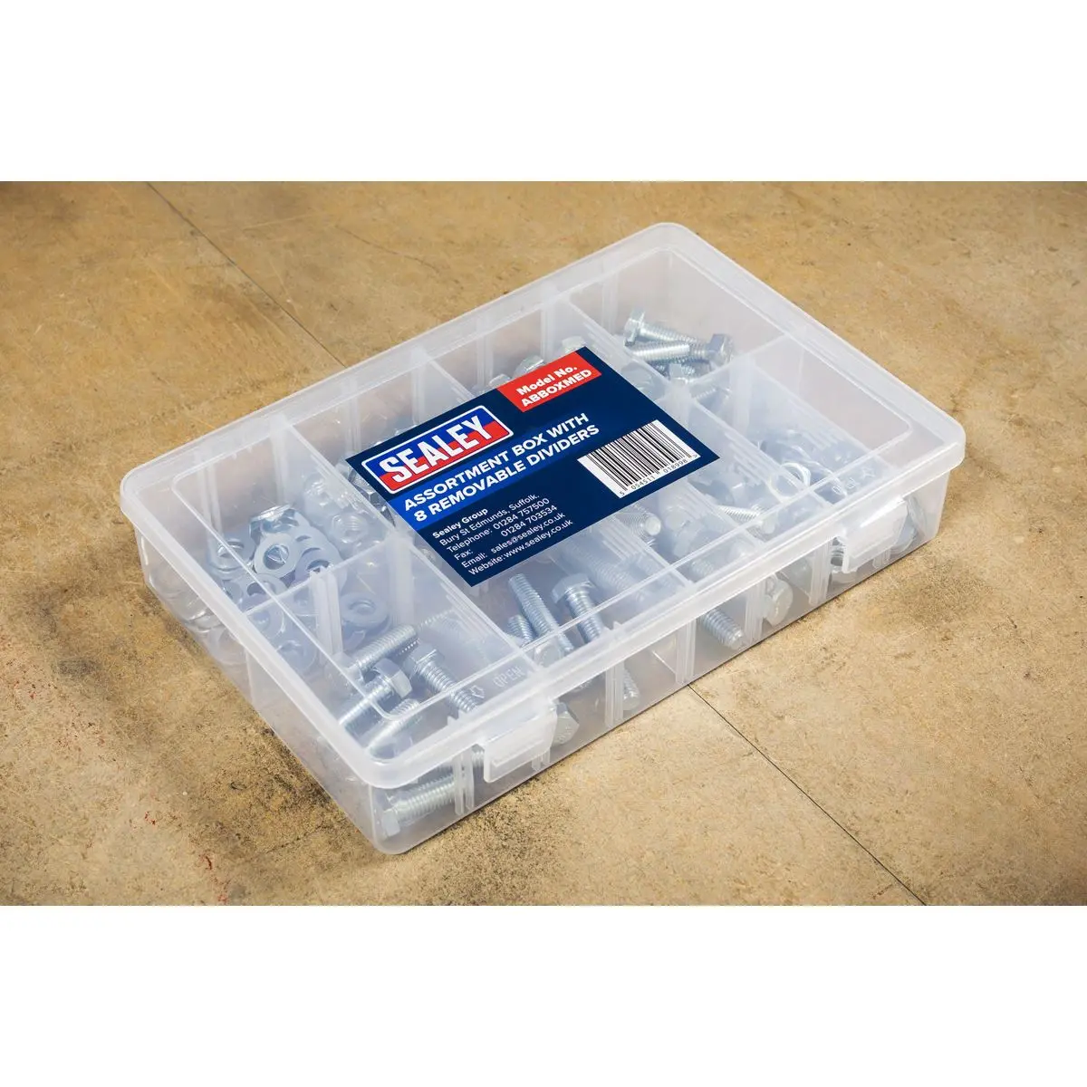 Sealey Assortment Box with 8 Removable Dividers - Image 4