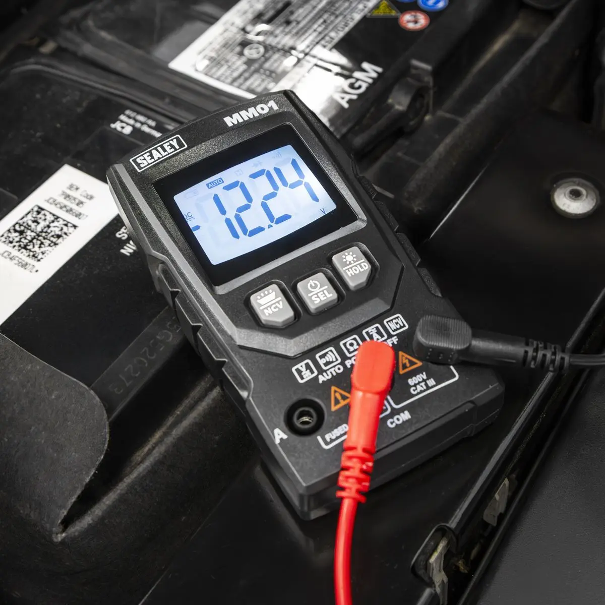 Sealey Auto-Ranging Digital Multimeter 6-Function - Image 4