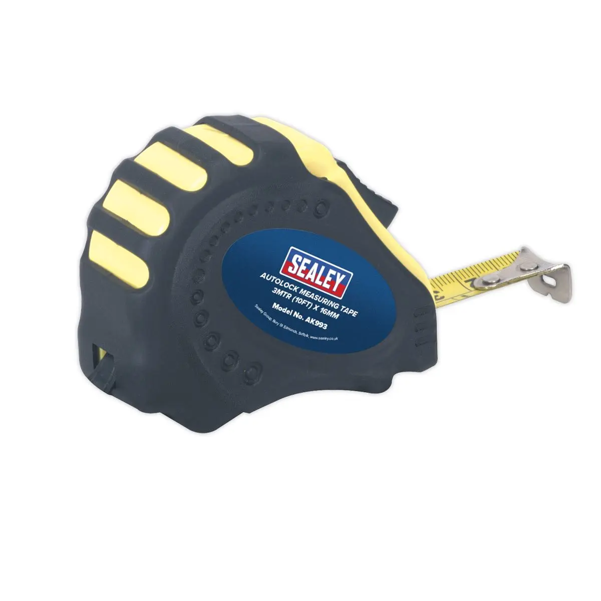 Sealey Auto Lock Tape Measure 3m(10ft) x 16mm - Metric/Imperial - Image 3