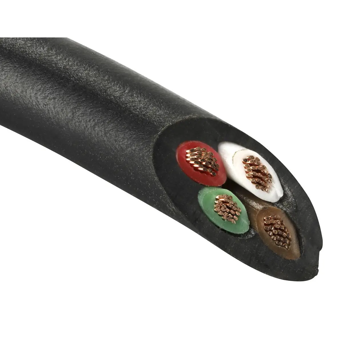 Sealey Automotive Cable Thin Wall 4 x 0.75mm² 24/0.20mm 30m Black - Image 2