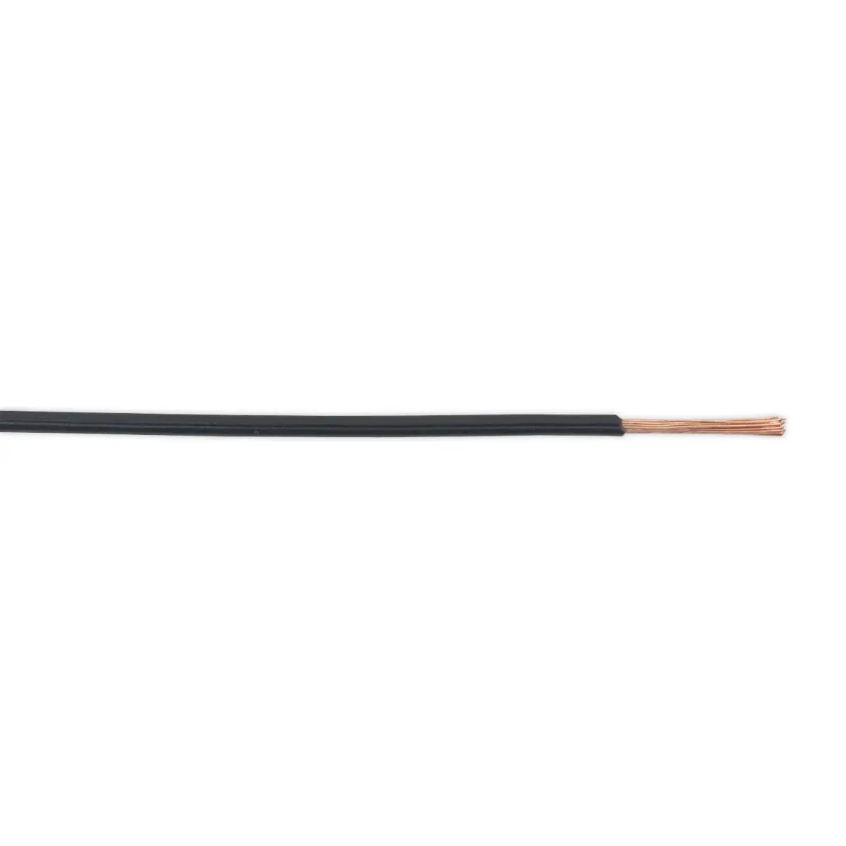 Sealey Automotive Cable Thin Wall Single 1mm² 32/0.20mm 50m Black