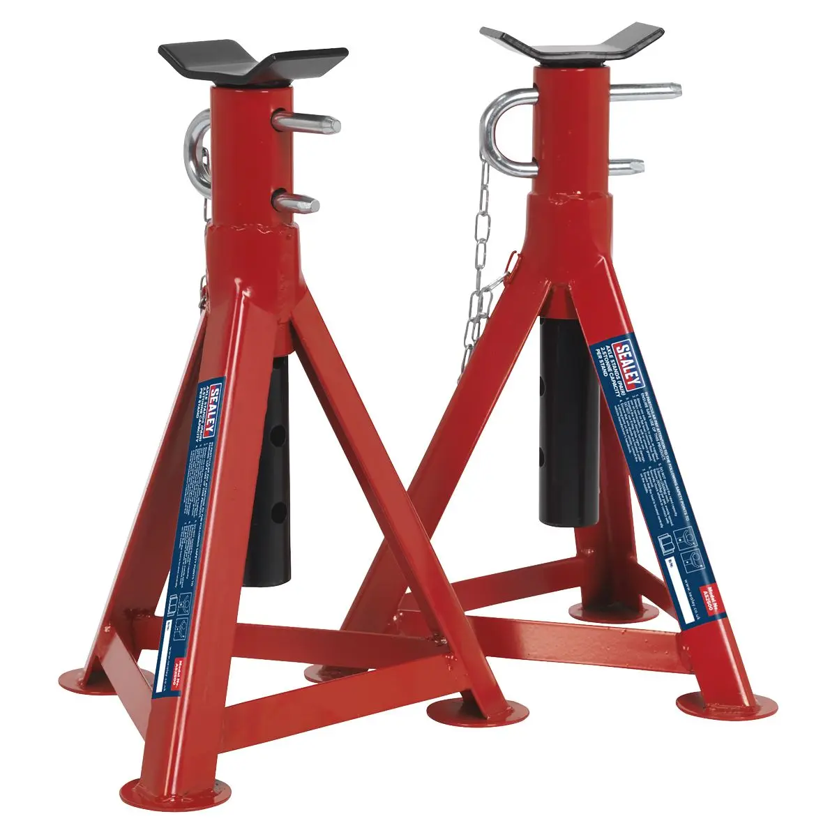 Sealey Premier Axle Stands (Pair) 2.5 Tonne Capacity per Stand - Image 4