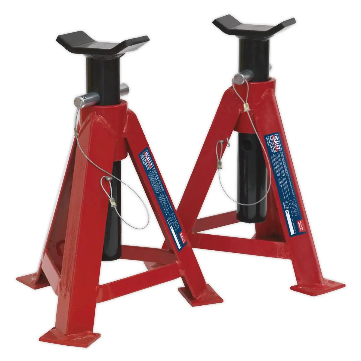 Sealey Axle Stands (Pair) 5 Tonne Capacity per Stand - Image 6