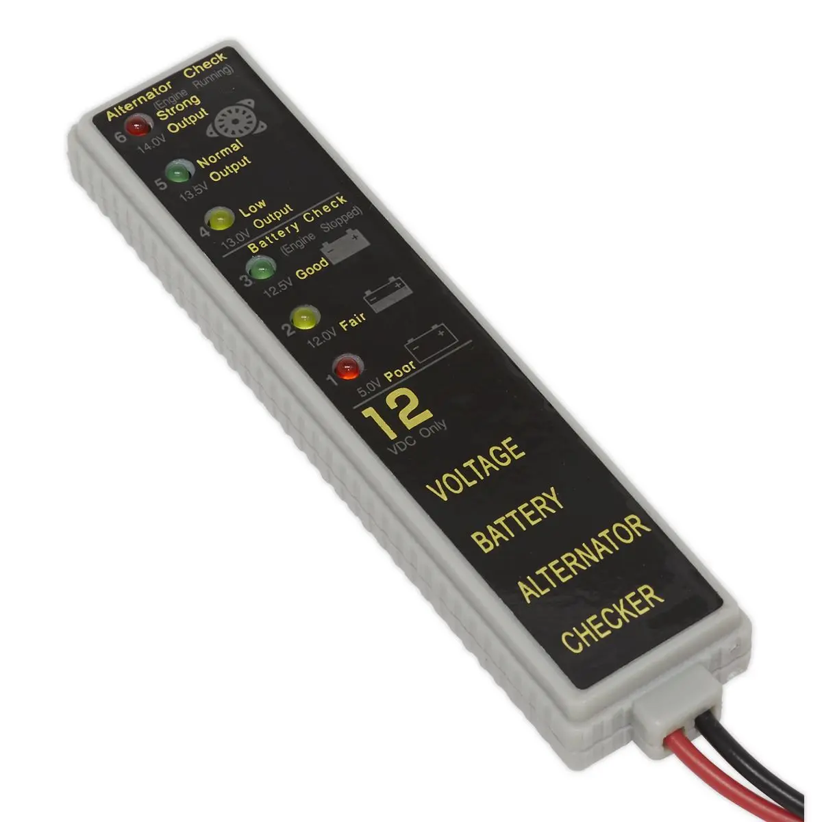 Sealey Battery & Alternator Tester 12V LED - Image 3