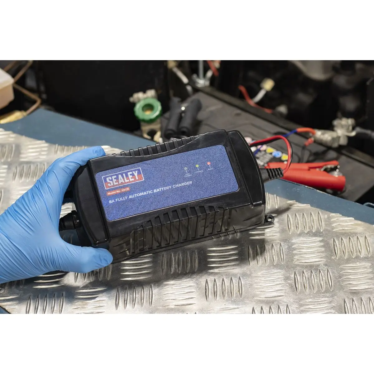 Sealey Battery Maintainer Charger 12V 8A Fully Automatic - Image 4