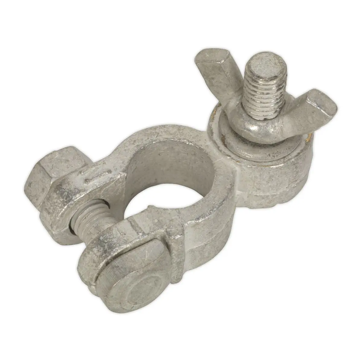 Sealey Battery Terminal - Post with Washer & Wing Nut 24V Negative Pack of 5 - Image 2
