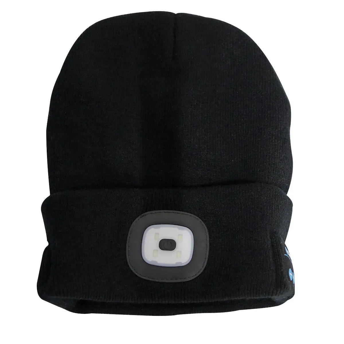 Sealey Beanie Hat 4 SMD LED Head Light with Wireless Headphones USB Rechargeable - Image 2