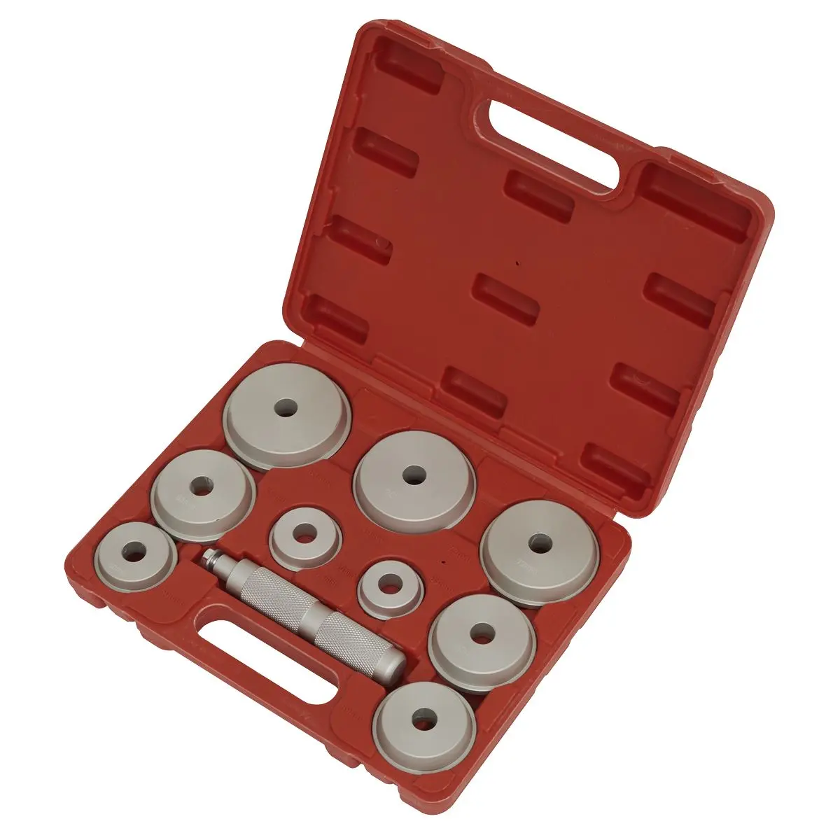 Sealey Bearing Race & Seal Driver Set 10pc - Aluminium - Image 2