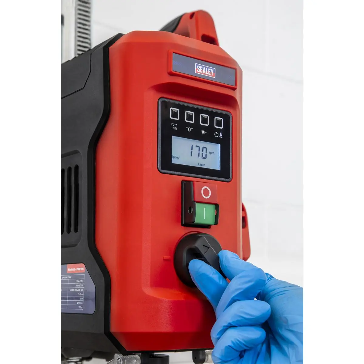 Sealey Bench Pillar Drill with Digital Display & Laser Guide 720W - Image 9