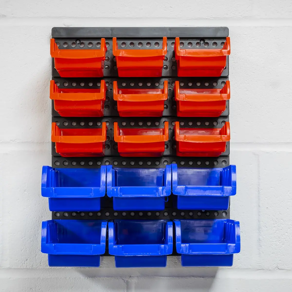 Sealey Bin Storage System Wall Mounting 15 Bins - Image 6